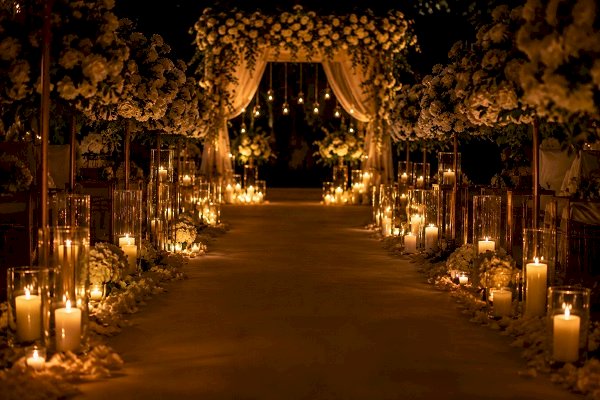 Candlelight Wedding Decoration Ideas for a Romantic Celebration