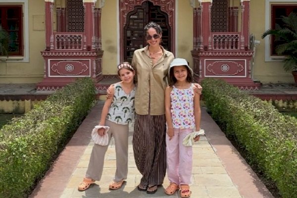 Lisa Ray explores Jaipur’s art, culture and cuisine with her daughters