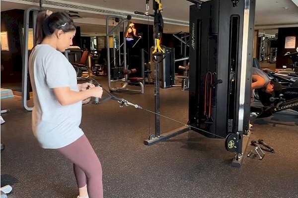 Samantha Ruth Prabhu performs seated cable rows in third trimester, says ‘please don’t make me get up’