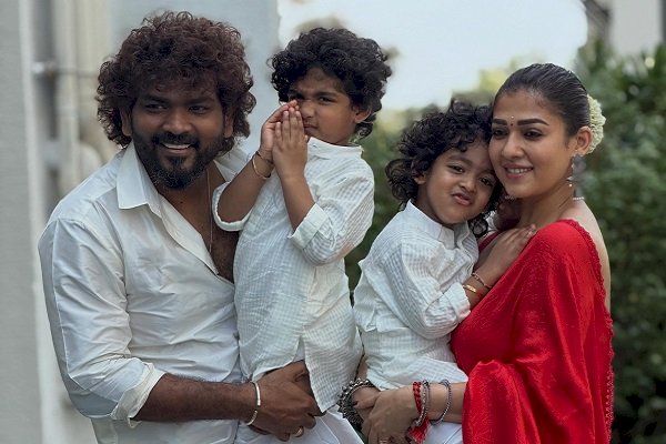 Nayanthara & Vignesh Shivan call their twin boys the 'heart beats of our lives' as they turn 4