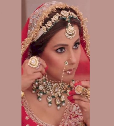 Hina Khan: Dressed as a bride after ages