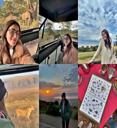 Ananya Panday enjoys African Safari up close with wildlife