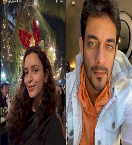 Triptii Dimri and BF Sam Merchant embrace Christmas magic on Mumbai's lit streets