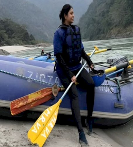 ‘Mother India’ Shefali Shah goes river rafting in Rishikesh