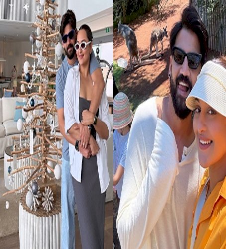 Sonakshi Sinha, Zaheer Iqbal celebrate Xmas amidst koalas, kangaroos