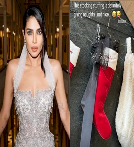 Priyanka Chopra celebrates Christmas with ‘naughty’ stocking