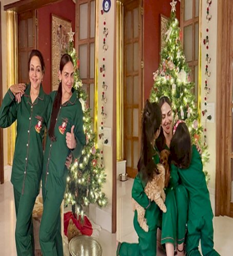 Hema Malini celebrates 'girl power' by twinning with daughter and granddaughters