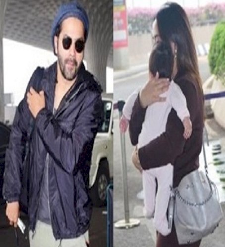 Varun Dhawan jets off with wife Natasha, daughter to ring in New Year