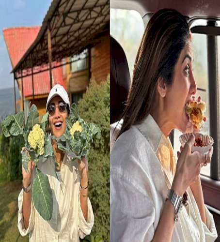 Shilpa Shetty is making the most if her farm life