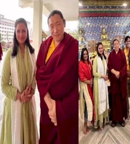 Lara Dutta's first Nepal trip includes a visit to a Tibetan Buddhist monastery