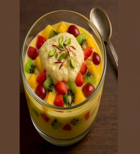 Rabdi Fruit Custard Recipe: A Rich & Refreshing Fusion Dessert