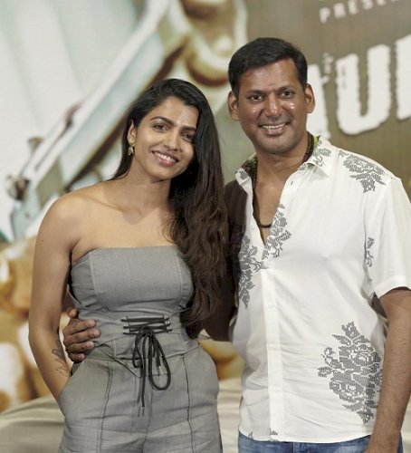 I wholeheartedly love Sai Dhanshika, says actor Vishal as couple announce August 29 as wedding date