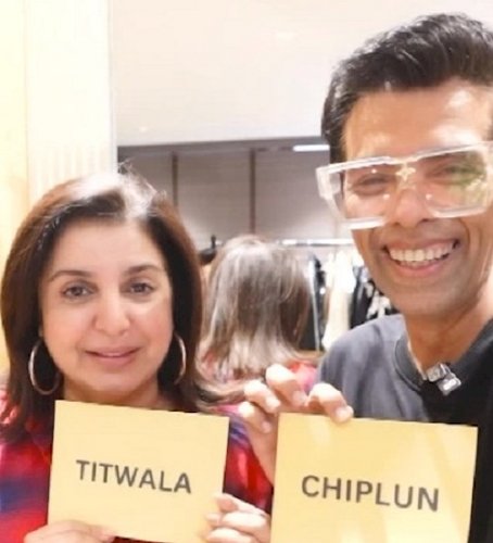 Farah Khan gets into a fun banter with Karan Johar about classy vs mass