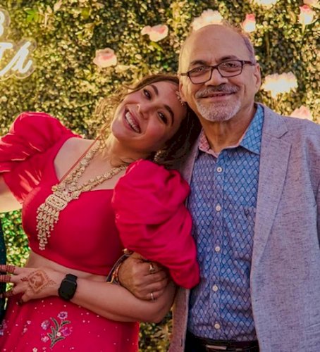 Maanvi Gagroo gives a very special gift to her father this Father's Day