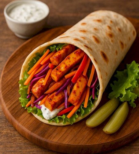 Veg Shawarma Recipe (Serves 3–4)