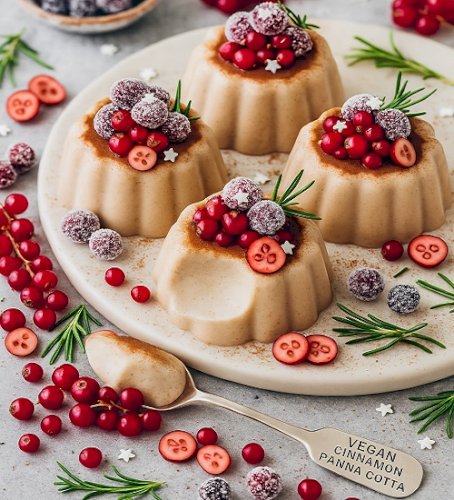 Vegan Cinnamon Panna Cotta Delight