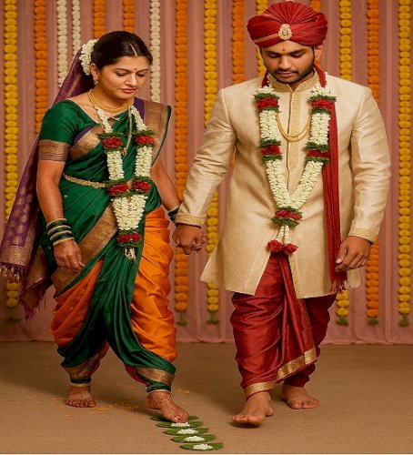 Saptapadi: The Sacred Seven Steps of a Hindu Wedding