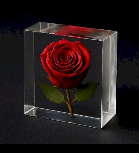 Timeless Beauty: Preserving a Rose in Resin