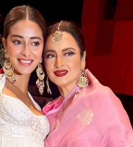 Ananya Panday shares a glimpse of her childhood days with Rekha, reflects on their evolving bond