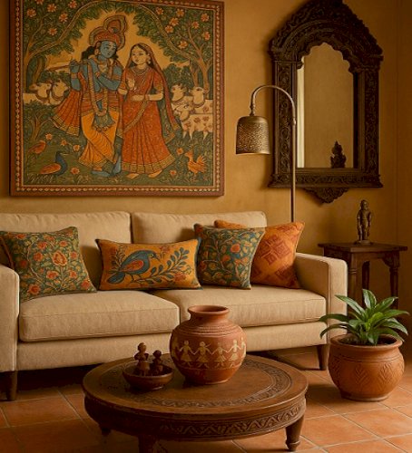 Decor Inspired by Indian Folklore and Traditional Art Forms