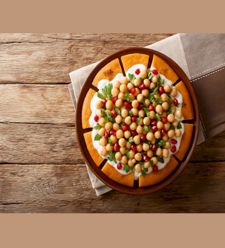 Middle Eastern Pita with Chickpeas Recipe