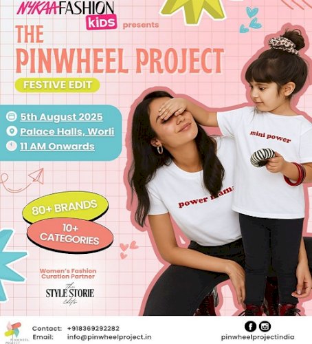 Pinwheel Project presented by Nykaa Fashion Kids is back on 5th August, 2025 with 100+ brands to shop from for its Festive Edit!