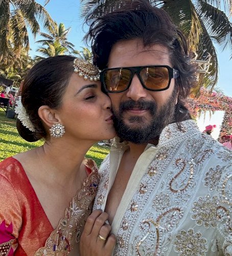 Riteish wishes ‘baiko’ Genelia on b’day: Hope you feel celebrated for everything you are