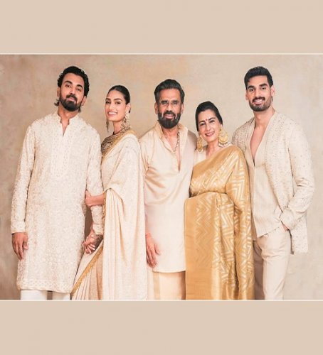 Suniel Shetty turns 64: Athiya, Ahan & K L Rahul drop lovely birthday wishes