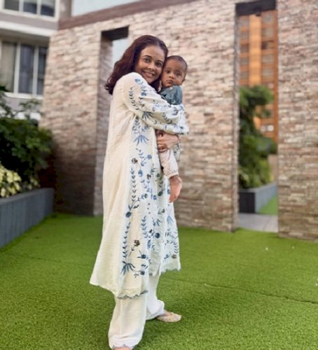 Devoleena Bhattacharjee gets emotional as her son turns one: My world fits perfectly in my arms