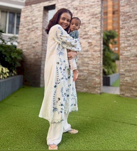 Devoleena Bhattacharjee gets emotional as her son turns one: My world fits perfectly in my arms