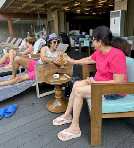 Mohit Sehgal takes some time off with mother in Goa months after father's demise