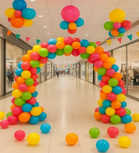 Balloon Decor Ideas That Bring a Mall to Life