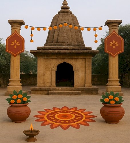 Sacred Serenity: The Art and Essence of Temple Décor