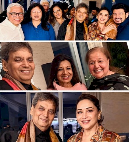 Subhash Ghai expresses gratitude as Madhuri Dixit hosts him for a lovely dinner
