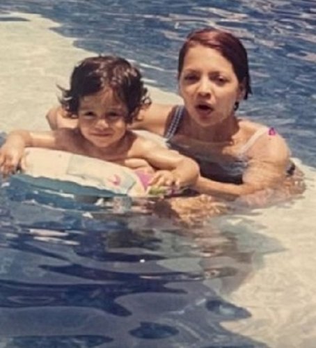 Ahaan Panday posts cute throwback pool moment with mom Deanne on her birthday