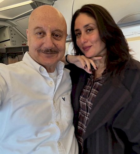 Anupam Kher recalls his first meet with Kareena Kapoor as he bumps into her on the flight