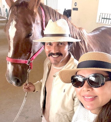 Randeep Hooda, wife Lin Laishram ring in Christmas surrounded by nature