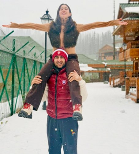 Sara Alia Khan shares leaf from her winter vacation with brother Ibrahim