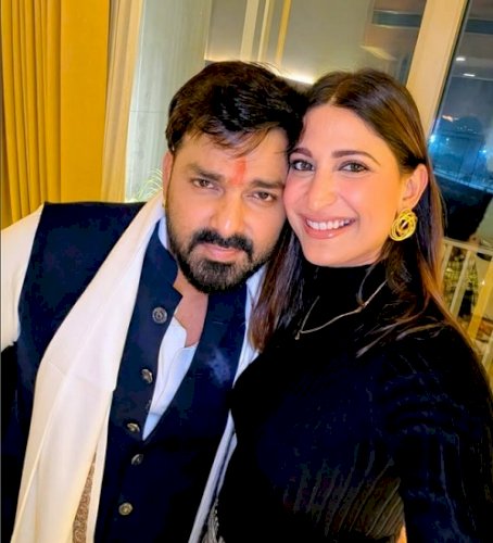 Aahana Kumra wishes ‘power star’ Pawan Singh on b’day: Stay child like