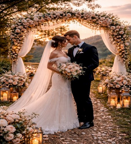A Dreamy Outdoor Wedding: Love in Full Bloom