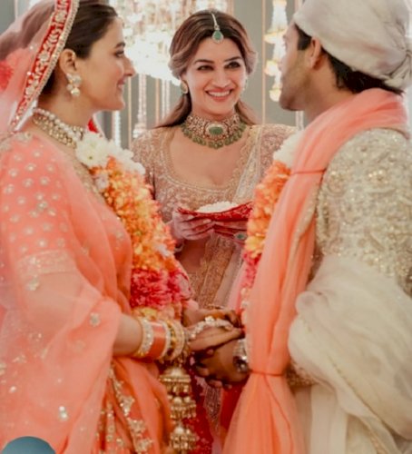 Kriti Sanon shares how her three pet dogs were also a part of sister Nupur Sanon's wedding reception