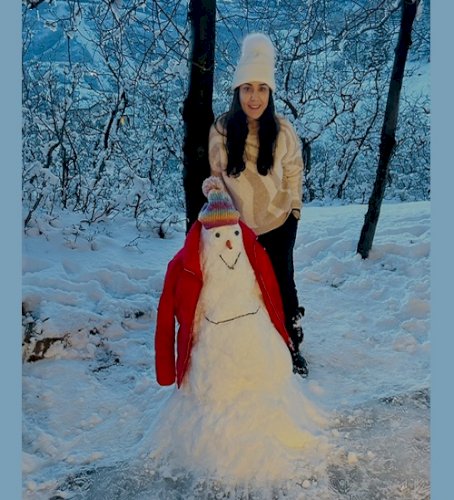 Preity Zinta reminded of her childhood days as she spends time in the snow