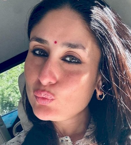 Kareena Kapoor flaunts her bindi & pout, gives it a Sridevi twist