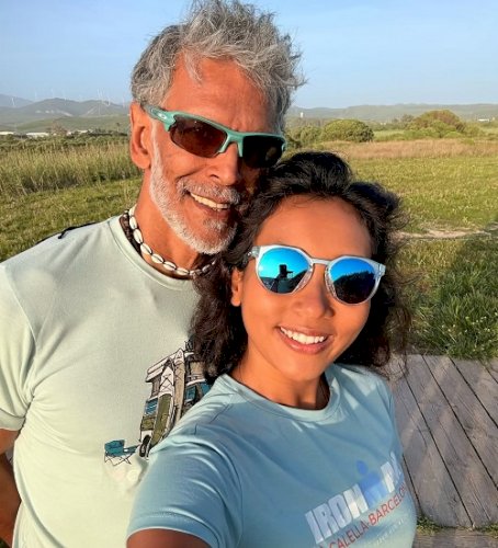 Milind Soman says 'Tu hai toh dil dhadakta hai' on his 8th anniversary with Ankita Konwar