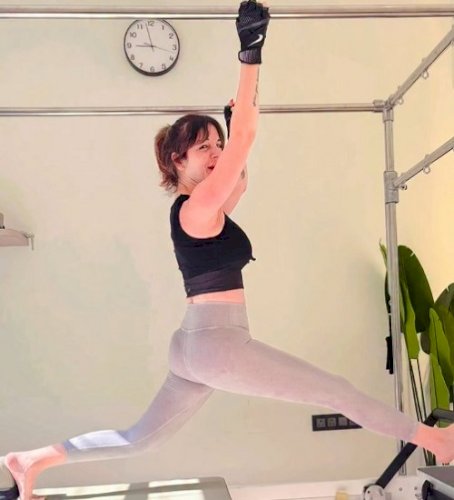 Sussanne Khan indulges in intense Pilates session at 50, says “slow and steady wins the race’