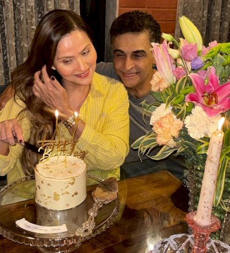 Mohnish Bahl, Aarti Bahl celebrate 34th anniversary, share loved-up moments from celebration
