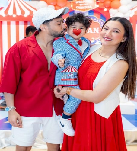 Gauahar Khan provides a glimpse into son Zehaan's circus themed birthday