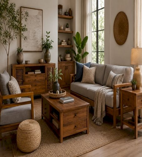Wooden Furniture Styling Ideas for a Warm and Elegant Home