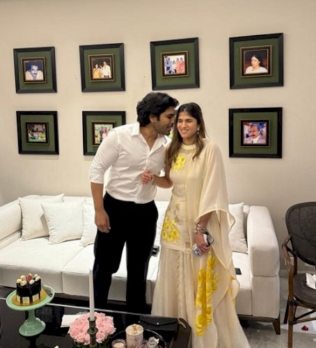 Allu Sirish marks one year since ‘Pelli Choopulu’ with wife Nayanika Reddy