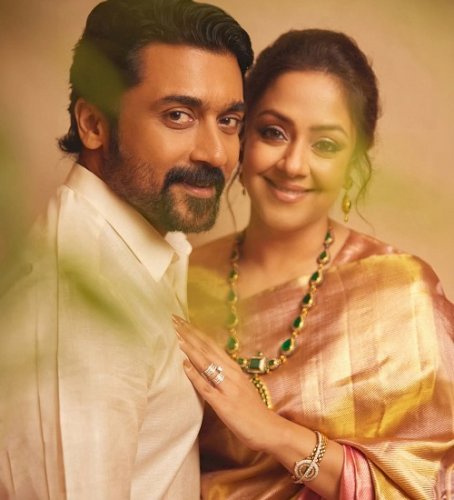 Surya says 'So proud of you pondatti' after witnessing wife Jyotika's performance in 'System'